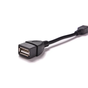 10 cm Črna 5pin Mini USB Moški Na USB 2.0 Tip A Ženski Host OTG Adapter Kabel usb OTG Kabel Za mobilni telefon, MP3, MP4 Fotoaparat 3