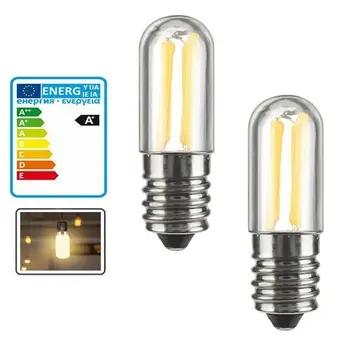 Mini E14 LED Žarnica Super Svetla 1W 2W 3W možnost zatemnitve Hladilnik Zamrzovalnik Žarnice Žarnica Luči Varčevanja z Energijo, Hladilnik Viseče Mini Svetilka 4