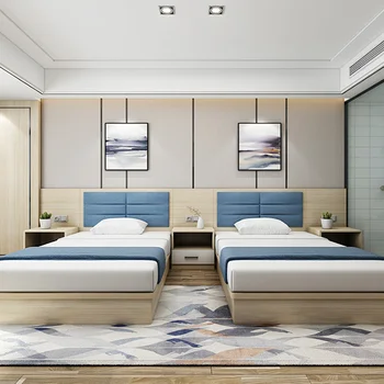 Sodobno hotel oprema rešitev visok standard Meri hotel pohištvo spalnice set 4