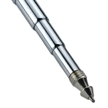 Zložljive Pero Key Ring Extendible Pero Iz Nerjavečega Jekla Podaljša Pen Mini Telescoping Podpis Kemični Svinčnik Zunanji Material 4