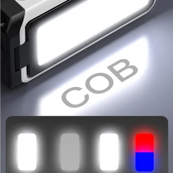 Polnilna Delo Svetlobe, S XPE Mainlight Zložljive COB Sidelight 6Modes Žaromet Z Visi Kavelj Worklight Za Popravilo Avtomobila 4