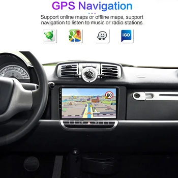 Android Avto Radio Carplay Za Mercedes/Benz, Smart Fortwo 2005-2010 za obdobje 2011-2015 Multimedijski Predvajalnik Carplay Auto GPS navigacija 4