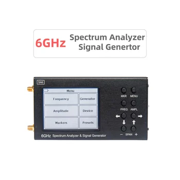 SA6 6GHz Analizator Spektra SA6 Generatorja Signalov RF Signala Vir Wi-Fi 2G 4G LTE GSM CDMA Beidou GPR 5